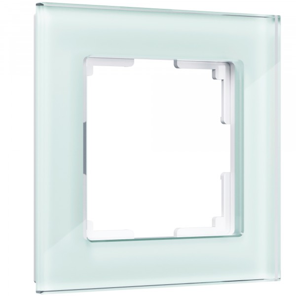 Рамка на 1 пост Werkel WL01-Frame-01 Favorit (натуральное стекло) - купить в Санкт-Петербурге