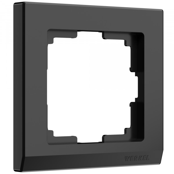 Рамка на 1 пост Werkel WL04-Frame-01 Stark (черный) - купить в Санкт-Петербурге