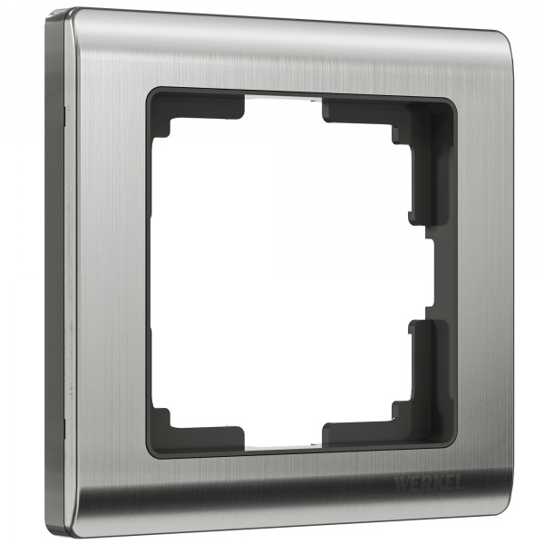 Рамка на 1 пост Werkel WL02-Frame-01 Metallic (глянцевый никель) - купить в Санкт-Петербурге