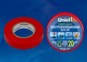 Изолента Uniel UIT-135P 20/15/01 RED - купить в Санкт-Петербурге