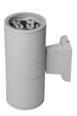 Светильник светодиодный фасадный PWL-245110/24D 2x9w  6500K  GR  230V/50Hz   Jazzway