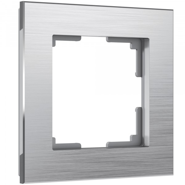 Рамка на 1 пост Werkel WL11-Frame-01 Aluminium (алюминий) - купить в Санкт-Петербурге