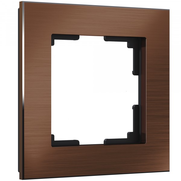 Рамка на 1 пост Werkel WL11-Frame-01 Aluminium (коричневый алюминий) - купить в Санкт-Петербурге